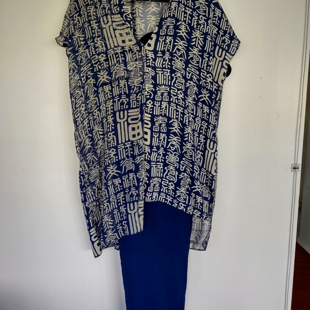 Anne Namba 100 silk outfit